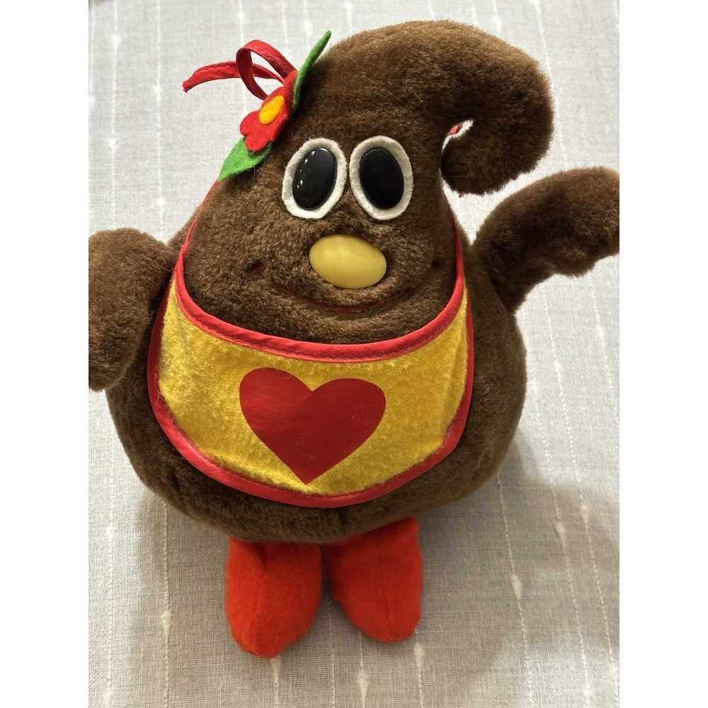 Vintage Nestle Semi Sweetie Brown Stuffed Plush Animal Toy Chocolate Chip 1984